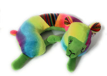 Load image into Gallery viewer, Travel Pillow Llama Shape Essential for Airplane Travel and Road Trips Green Color