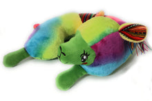 Load image into Gallery viewer, Travel Pillow Llama Shape Essential for Airplane Travel and Road Trips Green Color