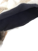 Load image into Gallery viewer, Genuine Natural Alpaca Fur Hat, Natural Colors. Winter Hat Alpaca Skin Hat Unisex Height: 14" Inches