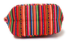 Load image into Gallery viewer, Lunch Box, Handbag, Multicolor, Zippered Peruvian Textile Design 11" Tall