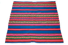 Load image into Gallery viewer, Traditional Aguayo Throw Blanket Manta Peruvian Art, Textile Multicolor Large Size
