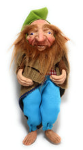 Load image into Gallery viewer, Duende Goblin Gnome-Like Spiritual Humanoid Andean Style 9" Tall