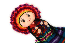 Load image into Gallery viewer, Rag Doll, Cholita Traditional Attire of Countrywoman of The Andes. Handcrafted Decorative Doll. 13.5&quot; Tall.