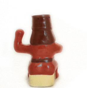 Erotic Ceramic Jug Vase Peruvian Reproduction Huaco Moche Culture with Liner Glaze 8.26" Tall
