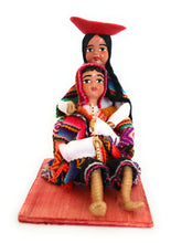 Load image into Gallery viewer, Cholitos Figurines Dolls Peruvian Folk Customs Cholito Lying Down 6.5&quot; Tall
