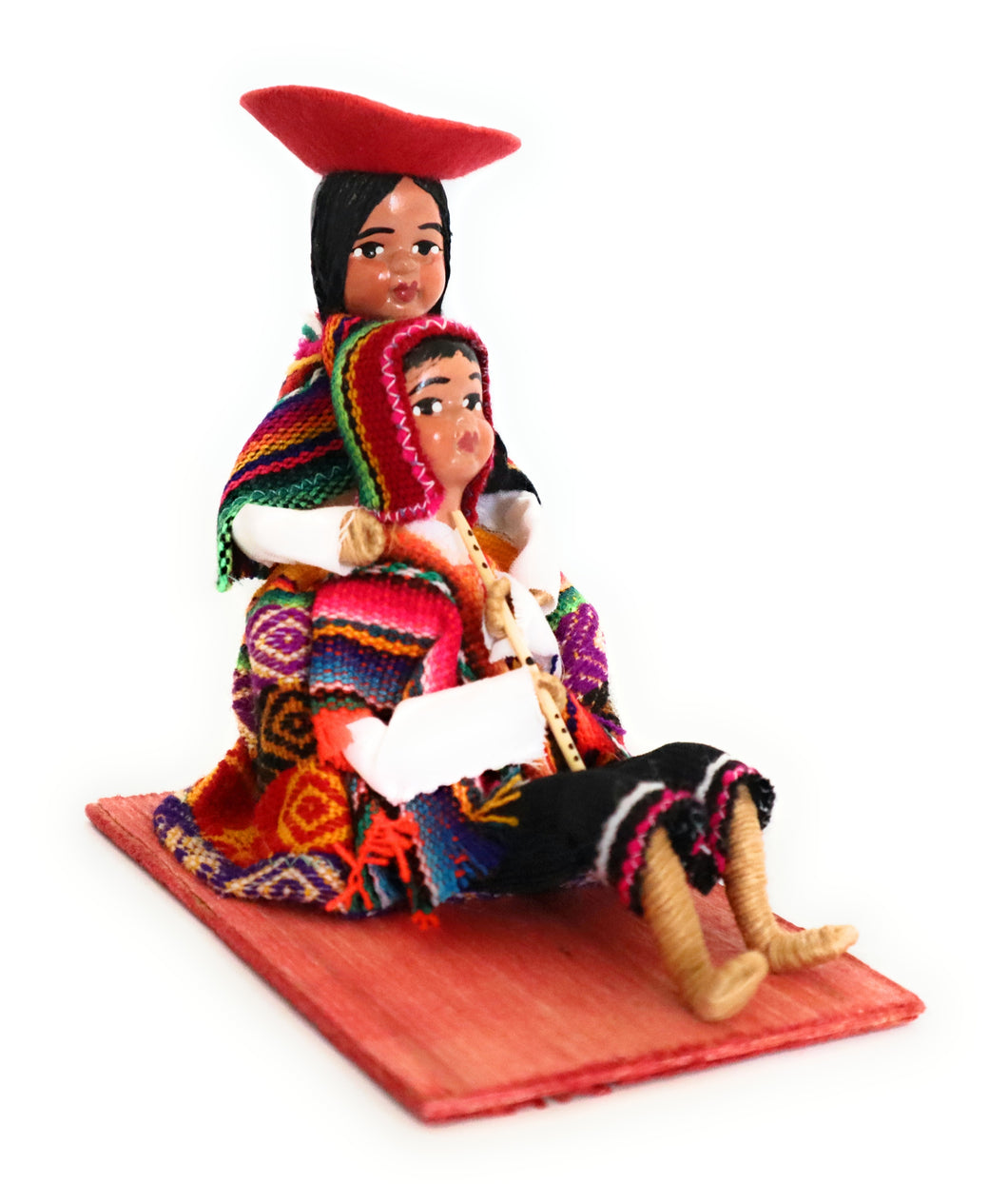 Cholitos Figurines Dolls Peruvian Folk Customs Cholito Lying Down 6.5