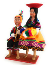 Load image into Gallery viewer, Cholitos Figurines Dolls Peruvian Folk Customs Tikawaraka 6.5&quot; Tall