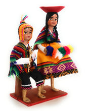 Load image into Gallery viewer, Cholitos Figurines Dolls Peruvian Folk Customs Tikawaraka 6.5&quot; Tall