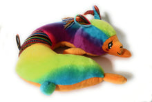 Load image into Gallery viewer, Travel Pillow Llama Shape Essential for Airplane Travel and Road Trips Orange Color