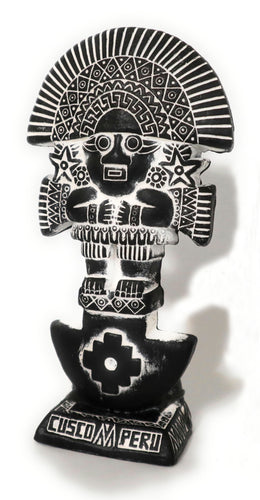 Tumi Sculpture Slate Stone Inca Hand Carved Andean Good Luck Amulet 5.75