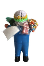 Load image into Gallery viewer, Peruvian Ekeko God of Abundance, Prosperity and Good Luck Amulet Blue 6&quot; Tall