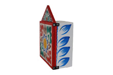 Load image into Gallery viewer, Nativity Scene Diorama Retablo Wood Box Christmas Peruvian Folk Art 4&quot; Tall