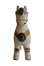 Load image into Gallery viewer, Ceramic Pucara Horse or Peruvian Caballo de Pucara Ivory Color. Colonial Style 8 Inch
