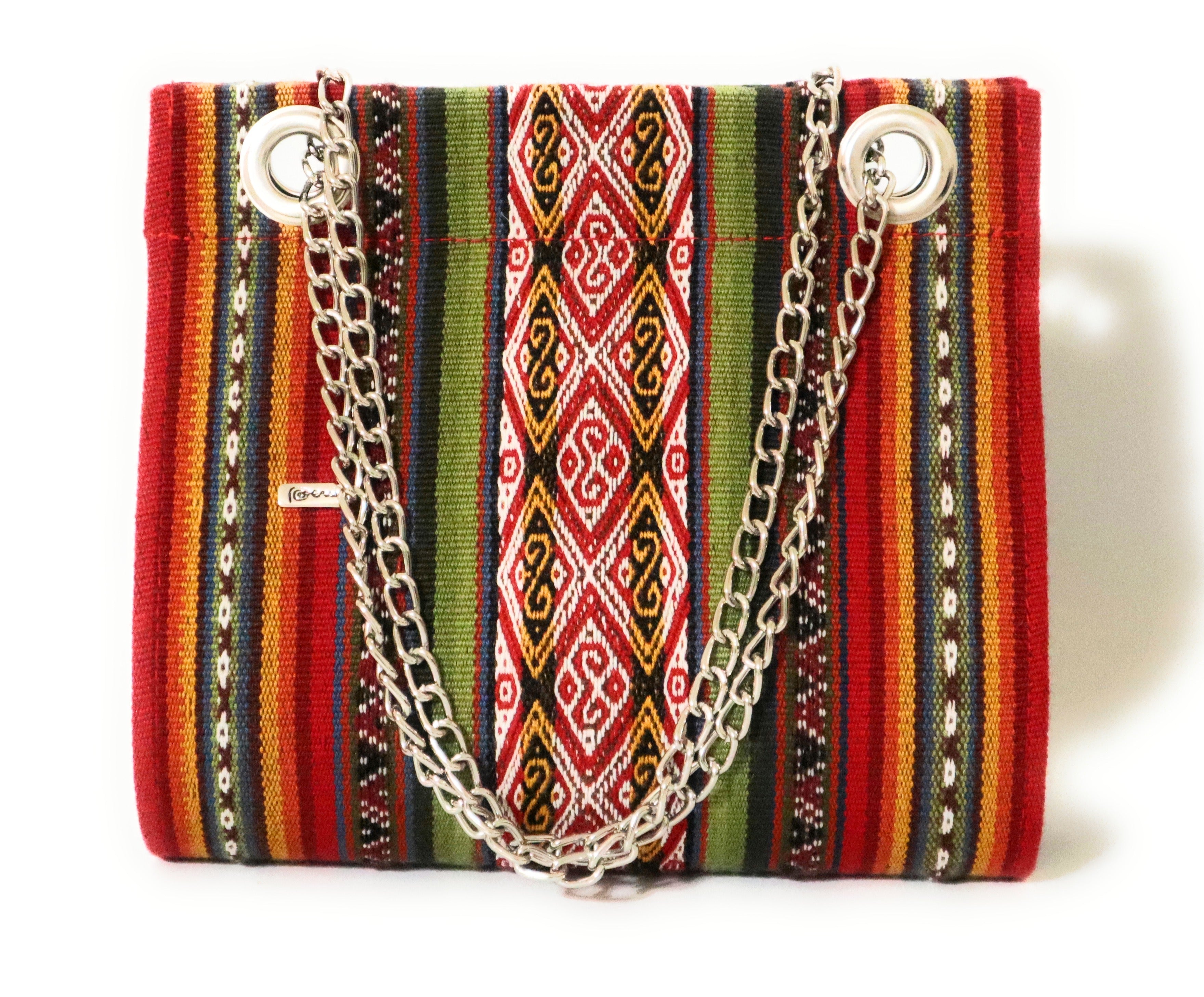 Peruvian Handbag and Shoulder Bag made with Pallay  display picture 2
