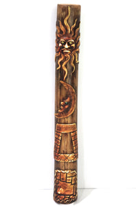 Reed Rain Stick Shaker. Percussion Instrument. Palo de Lluvia 15.5" Tall